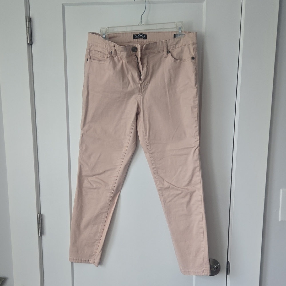 Buffalo David Bitton Pink Straight Leg Jeans Modern Style